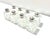 Vintage Cut Crystal Salt & Pepper Shakers – Set of 8 For Sale - Image 4 of 6