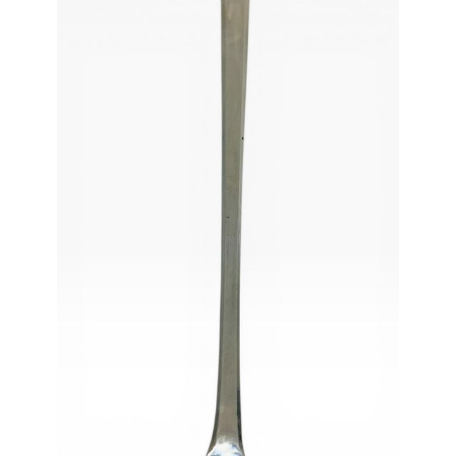 Vintage Stainless Steel Cocktail Spoons With Ceramic Lemon Finials – Lord & Taylor - Set of 6 For Sale - Image 4 of 13