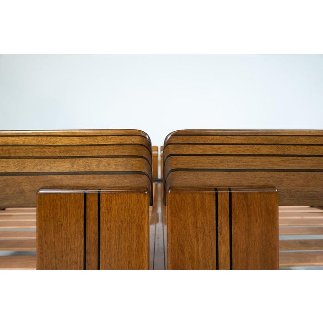 Artona Bed with Nightstands by Afra and Tobia Scarpa for Maxalto, 1970s, Set of 3 For Sale - Image 13 of 16