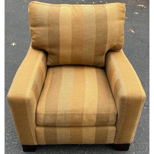 A Rudin Custom Made Upholstered 628 Club Chair For Sale In New York - Image 6 of 10