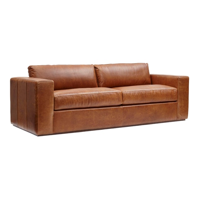 Lincoln Sofa, Tobacco Leather Chairish