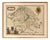 Willem Janszoon Blaeu, Map of Valois, Picardy, France, 1642, Hand Colored For Sale
