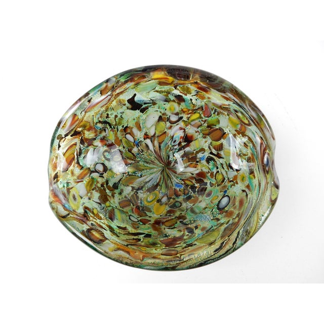 Mid-Century Murano Italy Art Glass Bowl Lot - Set of 3 For Sale - Image 4 of 8