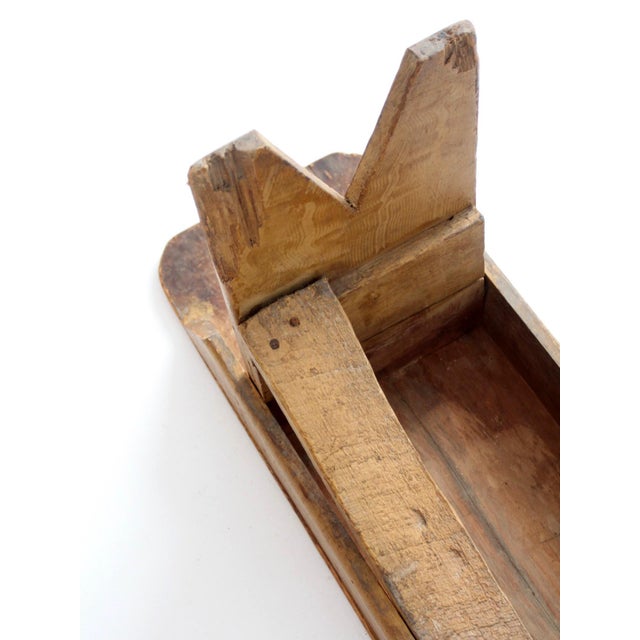 Antique Primitive Farmhouse Bench For Sale - Image 18 of 18