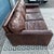 Restoration Hardware Genuine Top Grain Brown Leather Sofa For Sale In San Francisco - Image 6 of 18