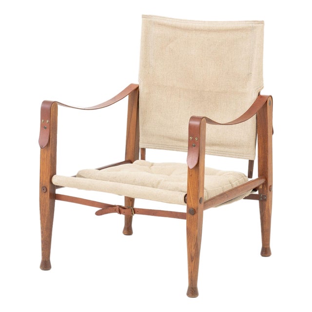 Kaare Klint Model Kk47000 Safari Lounge Chair For Sale