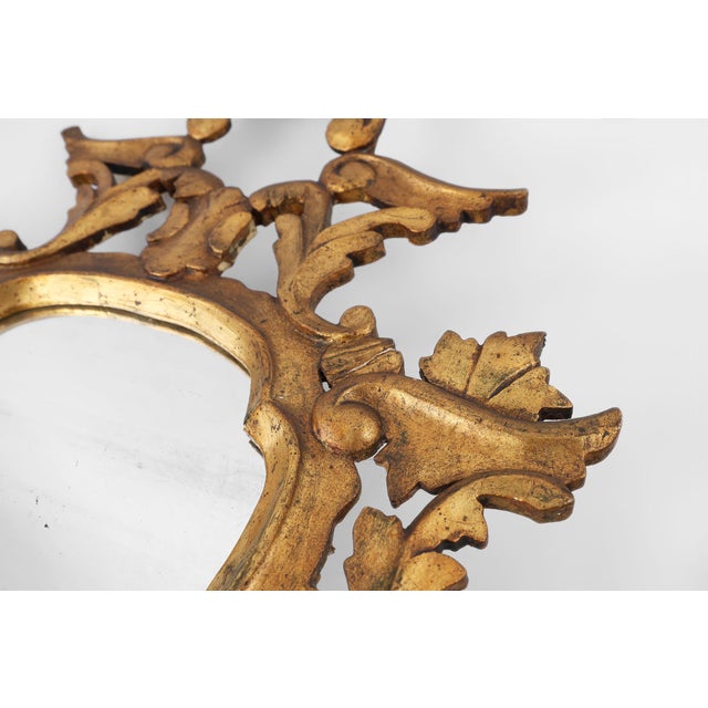 Rococo Venetian Giltwood Mirrors, Italy, 1850s, Set of 2 For Sale - Image 6 of 11