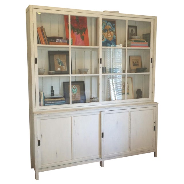 Extra Large White Wood Display Chairish