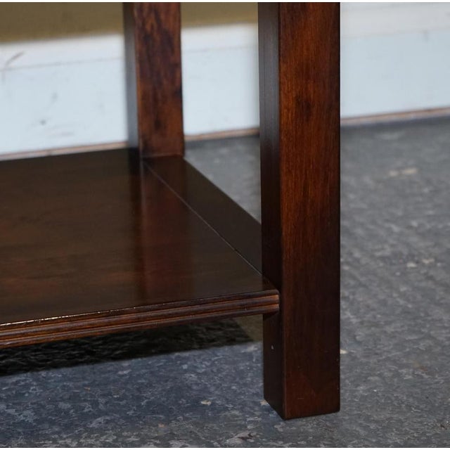 Vintage Military Campaign Mahogany and Brass Nightstand For Sale - Image 9 of 16