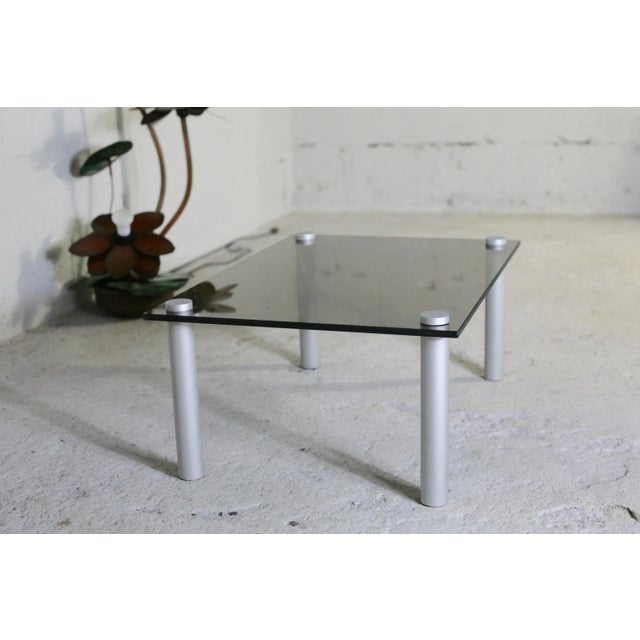 1970s Smoked Glass Coffee Table, 1970s For Sale - Image 5 of 18