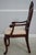 Queen Anne Set of 6 Thomasville Mahogany Dining Room Chairs For Sale - Image 3 of 18