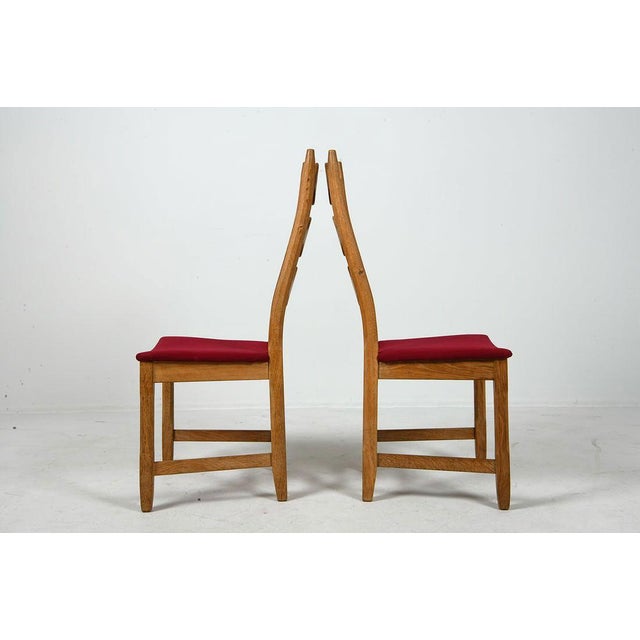 Ten Oak Dining Chairs Attributed to Henning Kjaernulf - 1970s For Sale - Image 10 of 10