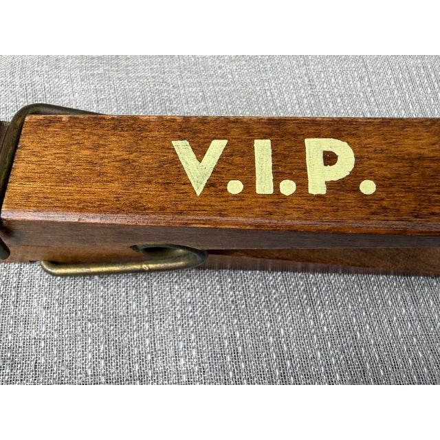 Brown Vintage Oversized Wooden Clothespin For Sale - Image 8 of 16