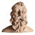 19th Century or Earlier Folk Art Carved Bearded Figure Head in Oak, North Wind Sea God For Sale