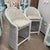 Vintage wicker bar stools with a very retro meets coastal kind of vibe. Heavy gauge wicker with thick braided trim and a...