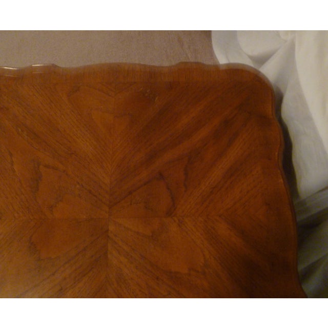 Vintage Side Table Storage See Lighter Tavern Game Mid-Century Modern Drum Side Nightstand Tommy Bahama Style Island Look Storage For Sale - Image 9 of 11