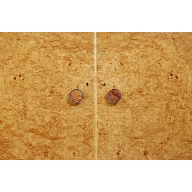 1940s 20th Century Swedish Burr Elm Cabinet For Sale - Image 5 of 12