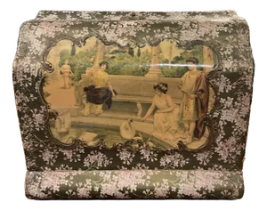 Antique Victorian Celluloid Dressing Table Box
