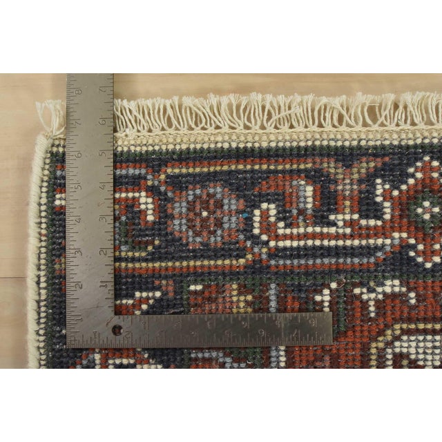 Textile Heriz Rug 2′ X 3’1” Ivory Wool Traditional Hand-Knotted Oriental Carpet For Sale - Image 7 of 7