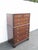 1940s Mahogany Tall Chest of Drawers 6442 For Sale - Image 13 of 15