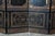 Vintage Chinoiserie Black Lacquer 8 Panel Folding Screen Room Divider 144" For Sale - Image 6 of 18