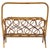 Mid-Century Rattan and Bamboo Magazine Rack, Italy, 1960s For Sale