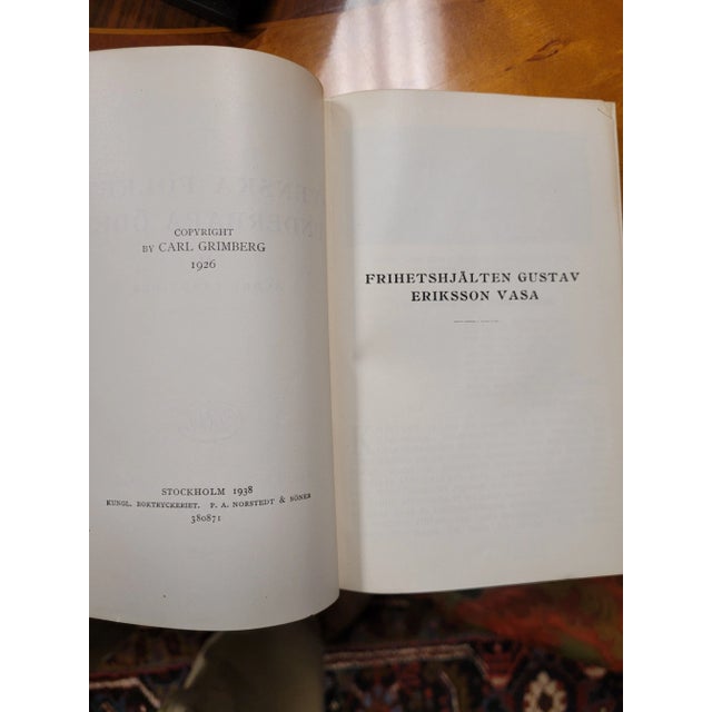 Paper Vintage 1930s Leather Books - Set of 10 For Sale - Image 7 of 11