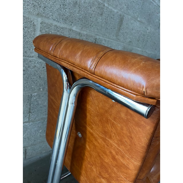 Set of Four Mid-Century Modern Chrome Dining Chairs in the Milo Baughman Style. Circa 1970s. For Sale - Image 15 of 18