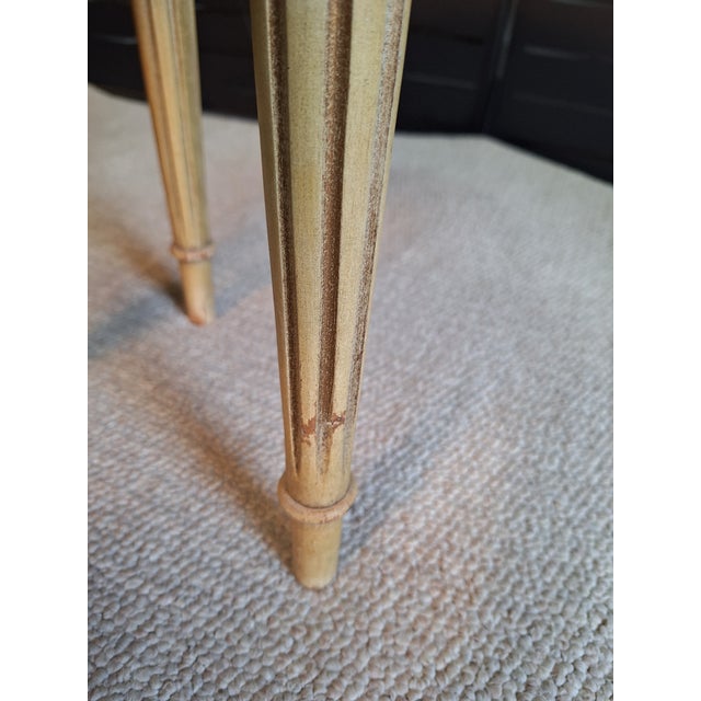 1950s Marble Top Side Table For Sale In Mobile - Image 6 of 7