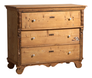 Vintage Wood Chest of Drawers, 1920