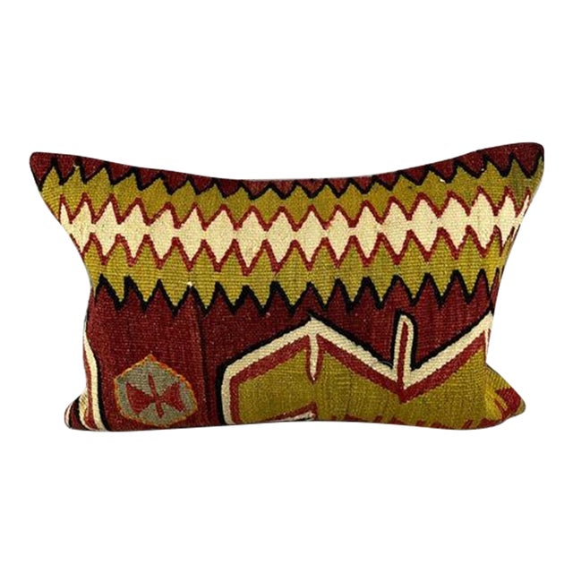 16 x 24 Kilim Pillow Turkish Byzantine Bliss Oasis Pillow Cushion Cover For Sale