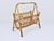 Rattan Bamboo Magazine Rack, France, 1950s For Sale - Image 10 of 18
