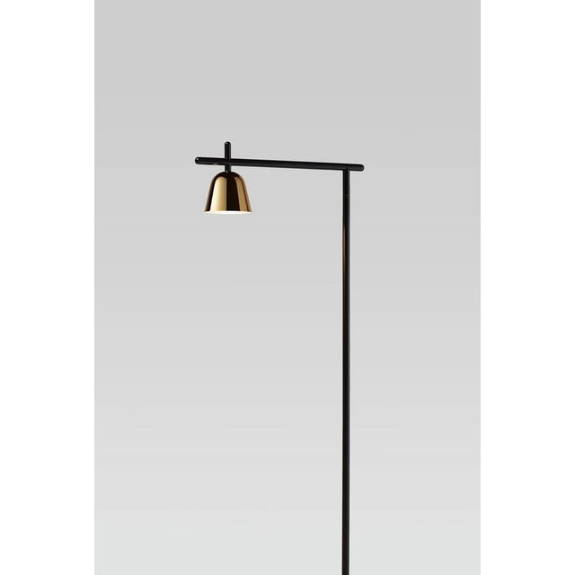 Not Yet Made - Made To Order Black Matte and Golden Glossy Cup Lighto P Floor Lamp by Jaime Hayon for Parachilna For Sale - Image 5 of 11