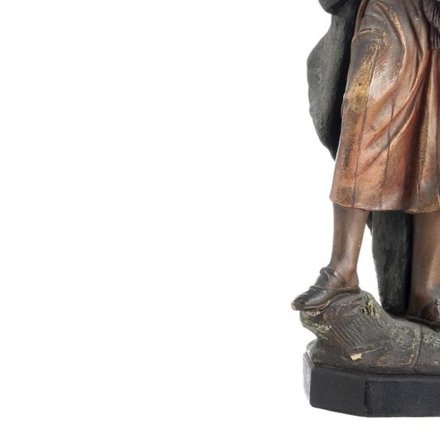 Sculpture of an Arab Warrior, 1900, Metal For Sale - Image 3 of 6