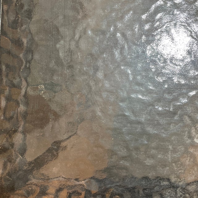 1940s Salterini Greek Key Wrought Iron Patio Table & 6 Chairs, Attributed For Sale - Image 11 of 11