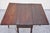 Wood Antique 19th Century Colonial Walnut Drop Leaf Breakfast Dining Table W/ Drawer For Sale - Image 7 of 12