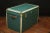 Vintage Green Mail Trunk For Sale - Image 4 of 8