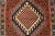Blue Yalameh Rug 3'4'' X 4'10'' Multicolor Wool Vintage Tribal Hand-Knotted Carpet For Sale - Image 8 of 12