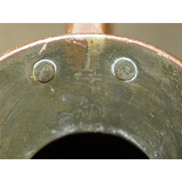 Victorian Hallmarked & Stamped 2 Gallon Copper & Brass Pitcher For Sale - Image 14 of 16