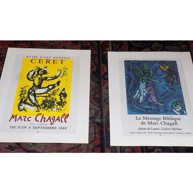 Mid-Century Modern Vintage Mid 20th C. Marc Chagall Poster Lithographs - Set of 9 For Sale - Image 3 of 8