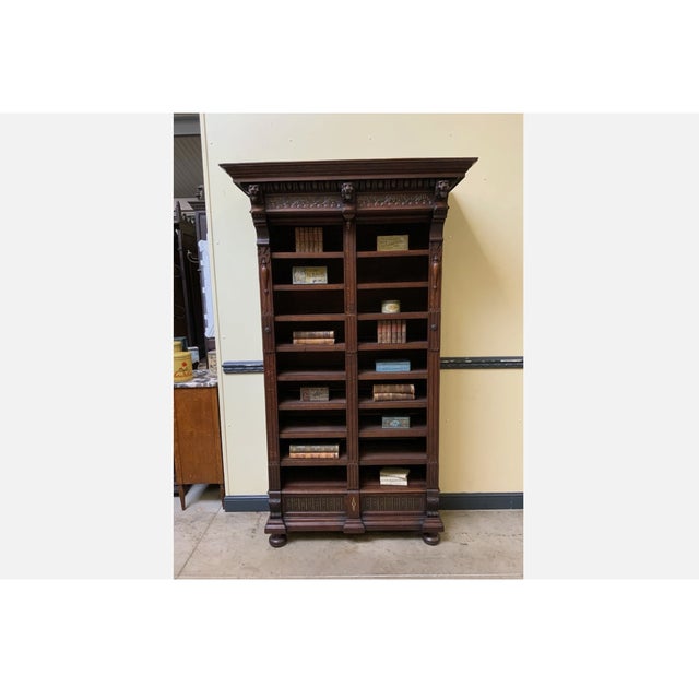 Antique Archive Cabinet, 1880 For Sale - Image 4 of 11