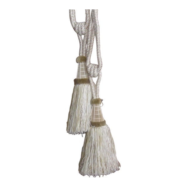 1980s Large Tassel Tie Backs- Set of 2 For Sale
