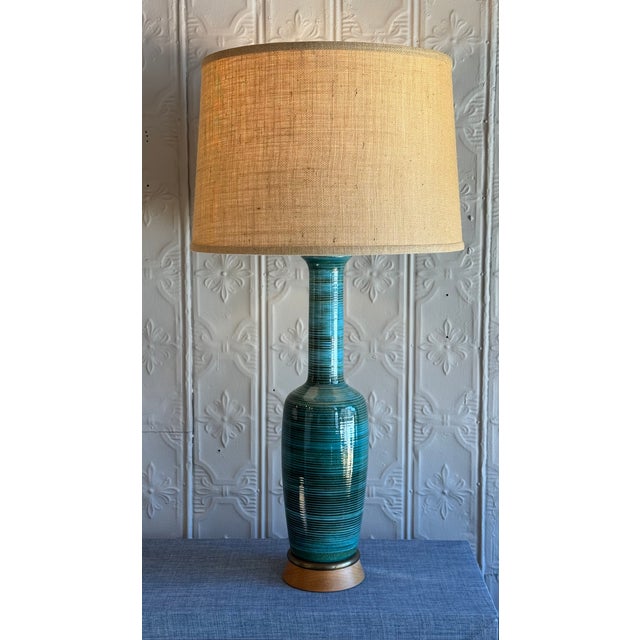 Mid-Century Modern Mid-Century Ceramic Table Lamp Base For Sale - Image 3 of 6