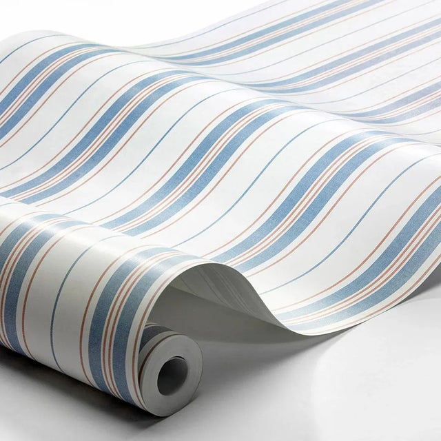 Inspired by the classic collared men's shirt, HamnskÃ¤r Stripe in blue-and-red is a fresh, clean and confident...