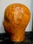 Antique Millinery Balsa Wood Hat Store Display Head For Sale - Image 4 of 5