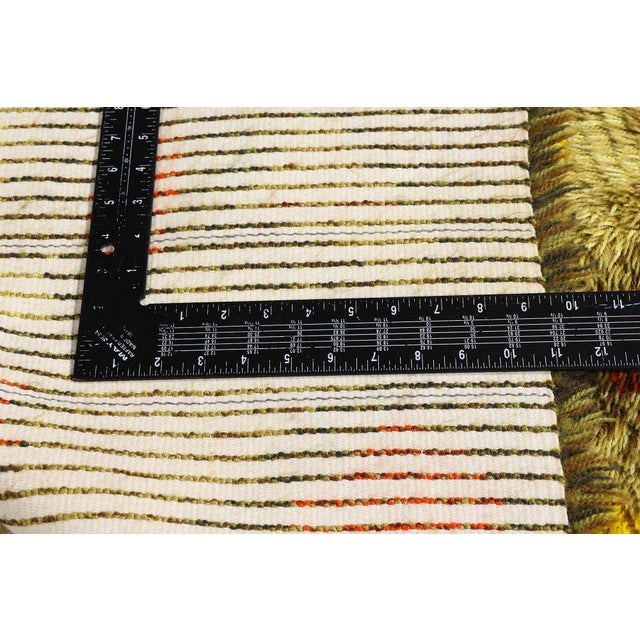 Textile Vintage Swedish Rya Rug, 02'05 X 04'02 For Sale - Image 7 of 10