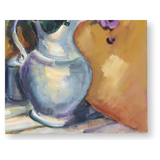 Original work by French artist Liliane Paumier (born 1947), a recognized Normandy painter whose landscapes, coastal...