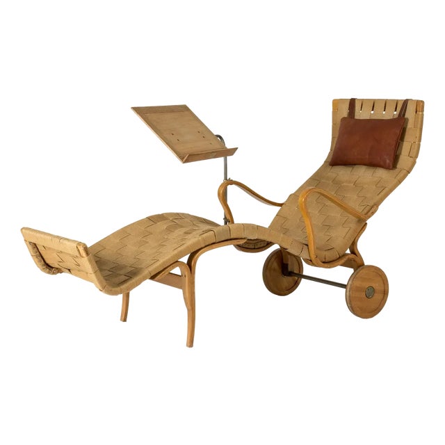 Vintage Pernilla Chaise Lounge by Bruno Mathsson, 1940s For Sale