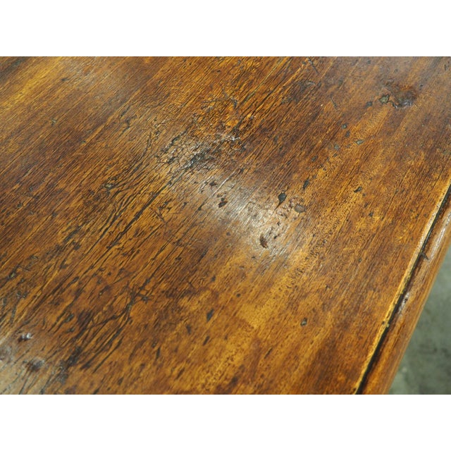 Wood Large 19th C. Italian Renaissance Revival Carved Walnut Fratino Center Table For Sale - Image 7 of 18