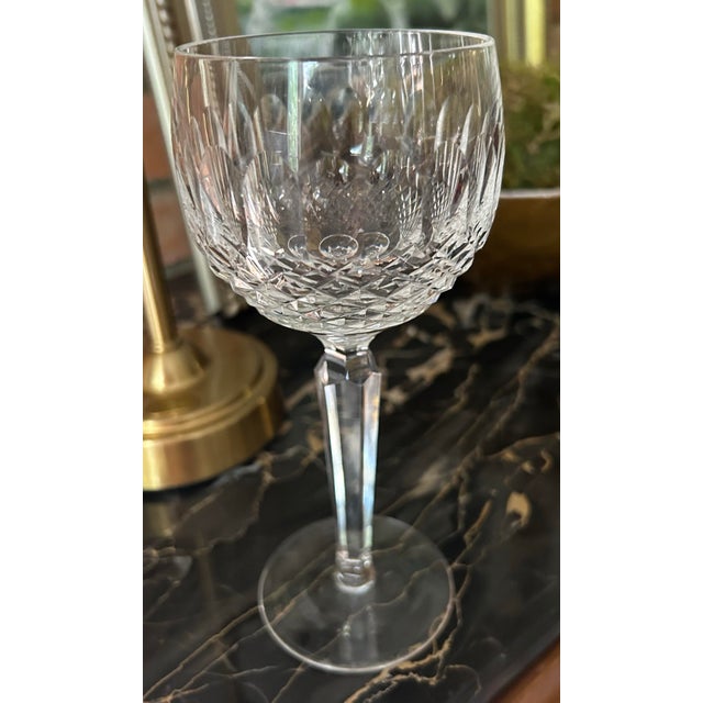 7 Colleen short stem wine hock glasses by The Waterford.7 1/2” tall. Crystal. Pristine like new.
